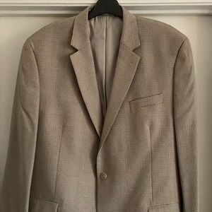 MICHAEL Michael Kors Tan Micro-Check Sport Coat